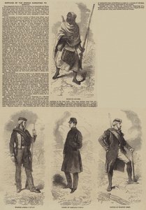 Skizzen der spanischen Expedition nach Marokko
